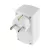 2 euro + 1 földelt alj, elosztó adapter, HSO                                                          NV131/WH