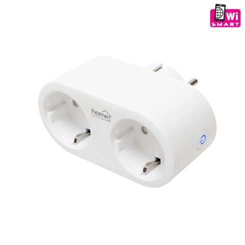 SMART (WiFi) dupla aljzat, max.: 16A, 3680W, 2,4GHz, HSO                                              NVS32PRO