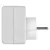 Aljzat elosztó 1x SCHUKO, 1xUSB-A+1xUSB-C, max. 3680 W, IP20, fehér                                   P0075