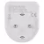 Aljzat elosztó 1x SCHUKO, 1xUSB-A+1xUSB-C, max. 3680 W, IP20, fehér                                   P0075