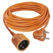   Hosszabbító kábel, 10m, 1,5mm2, PVC, 1 aljzat, 16A 230V, IP20, narancs                                P01210R