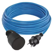   Időjárásálló hosszabbító 10m, 1 aljzat, 1,5mm2, IP44, fagyálló kábel                                  P01510W