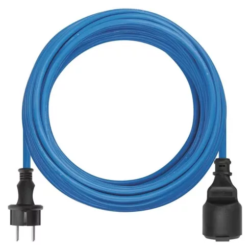Időjárásálló hosszabbító 10m, 1 aljzat, 1,5mm2, IP44, fagyálló kábel                                  P01510W