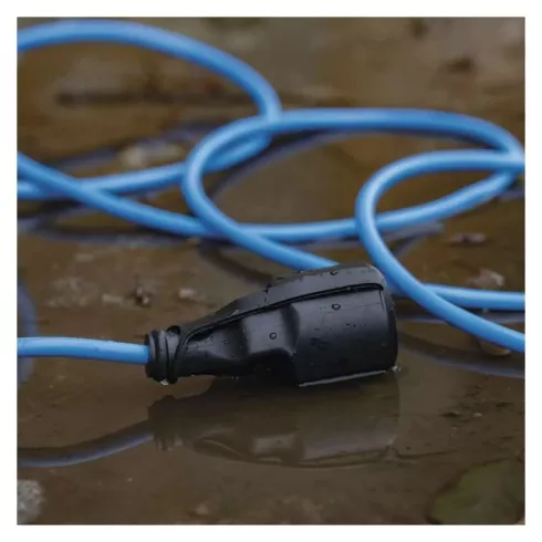 Időjárásálló hosszabbító 10m, 1 aljzat, 1,5mm2, IP44, fagyálló kábel                                  P01510W