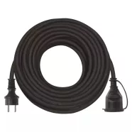   Hosszabbító 20m gumi 1 aljzat schuko 1,5mm                                                            P01820