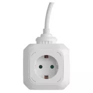   Elosztó (hosszabbító) kocka 1,9m 4 aljzat schuko + 2xusb, 1,5mm                                       P04219GU