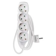   Elosztó (hosszabbító) 2m 4 aljzat schuko 1,0mm                                                        P0422