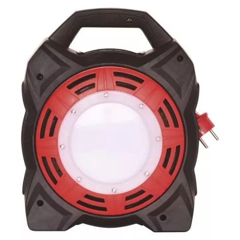 Kábeldob IP44 15m gumi 4aljzat 1,5mm, beépített LED-es világítással                                   P08215