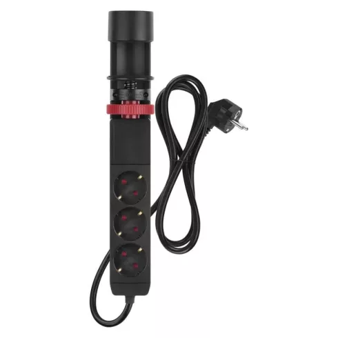 Elosztó (hosszabbító) 1,5m kapcsolós 3 aljzat+USB A+USB C, 1,5mm                                      P1321PD