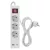 Elosztó (hosszabbító) 2m kapcsolós 3 aljzat schuko + 1xUSB-A + 1xUSB-C 1,5mm                          P1322CU