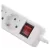 Elosztó (hosszabbító) 2m kapcsolós 3 aljzat schuko + 1xUSB-A + 1xUSB-C 1,5mm                          P1322CU