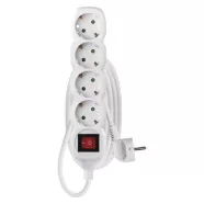   Elosztó (hosszabbító) 1,4m kapcsolós 4 aljzat schuko 1,0mm                                            P1421