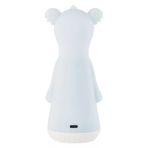 LED tölthető zseblámpa, éjjeli fénnyel, koala forma, 25lm, hatótáv 5m, Li-Ion 3,7 V/1 200 mAh         P3216