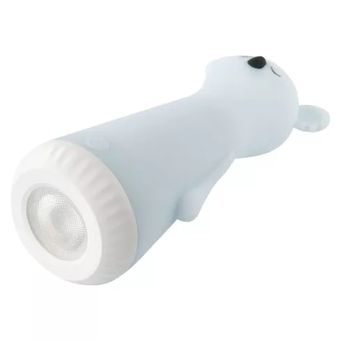 LED tölthető zseblámpa, éjjeli fénnyel, koala forma, 25lm, hatótáv 5m, Li-Ion 3,7 V/1 200 mAh         P3216