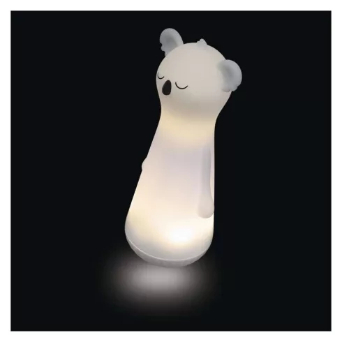 LED tölthető zseblámpa, éjjeli fénnyel, koala forma, 25lm, hatótáv 5m, Li-Ion 3,7 V/1 200 mAh         P3216