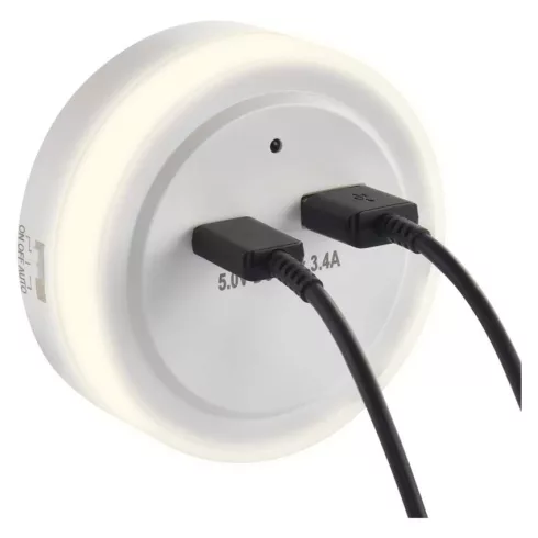 LED éjjeli fény fotoszenzorral, USB C+A, 5lm, WW                                                      P3323