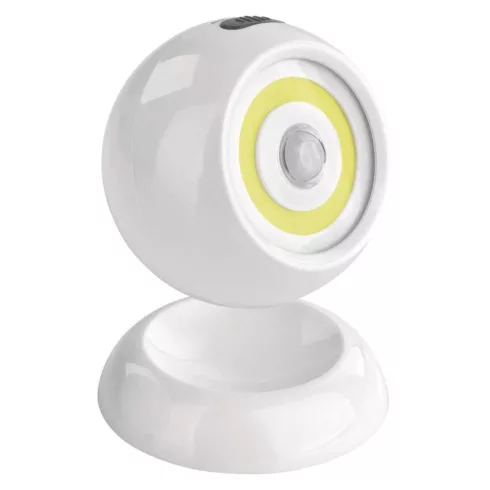 LED éjjeli fény mozgásérzékelővel, forgatható, max. 15m, 120lm, CW, 3xAAA, auto/ON/OFF                P3324
