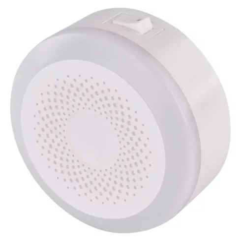 LED éjjeli fény + dugalj, kapcsolóval, 0,5W max., 230 V, 5lm, 2m világítási táv, WW, fehér            P3326