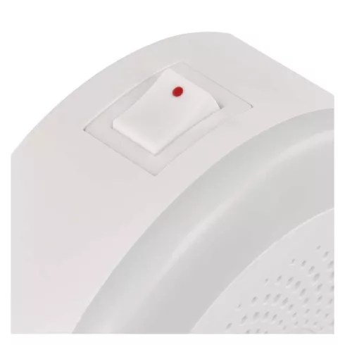 LED éjjeli fény + dugalj, kapcsolóval, 0,5W max., 230 V, 5lm, 2m világítási táv, WW, fehér            P3326