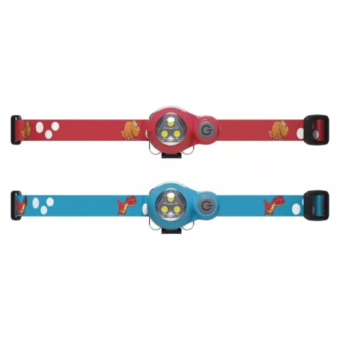 LED gyerek fejlámpa 12lm, 2xCR2032 - 8db/display                                                      P3540