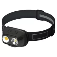   COB LED Fejlámpa tölthető, 500lm, 130m, Li-pol 1200mAh                                                P3542