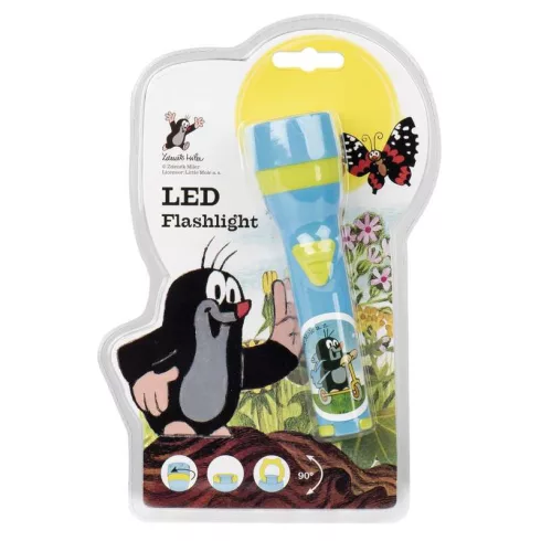 Elemlámpa 3LED-del kisvakond figurával gyerekeknek, 2AA, E1621                                        P3884