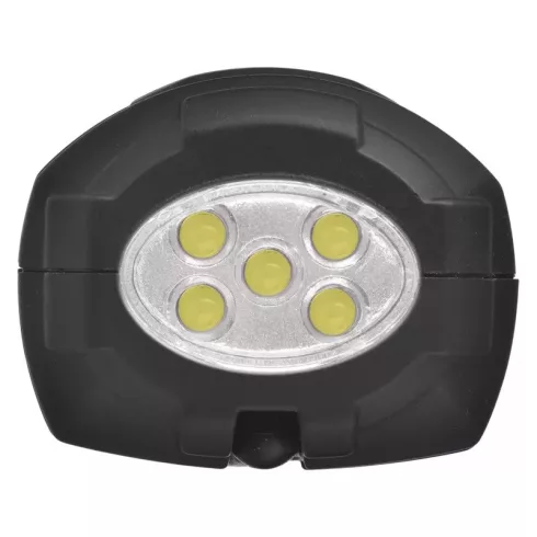 LED-es akkus szerelőlámpa, 5W-os COB LED-del, mágneses hajlítható nyéllel, E708A                      P4525