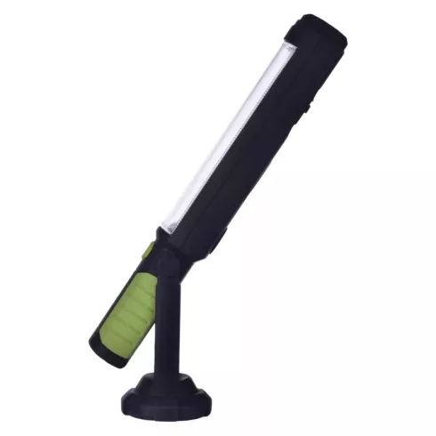 LED-es akkus szerelőlámpa, 5W-os COB LED-del, mágneses hajlítható nyéllel, E708A                      P4525