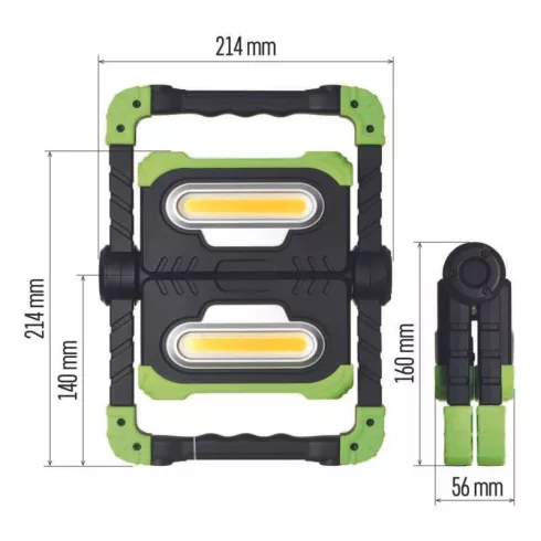 Tölthető LED szerelőlámpa 2000lm 8000mAh                                                              P4536