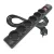 Túlfeszültségvédő elosztó, kapcsolóval, 6 aljzat, 3m H05VV-F3G1,5mm2, 2300W max., 10A max., fekete    P54219