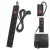 Túlfeszültségvédő elosztó, kapcsolóval, 6 aljzat, 3m H05VV-F3G1,5mm2, 2300W max., 10A max., fekete    P54219