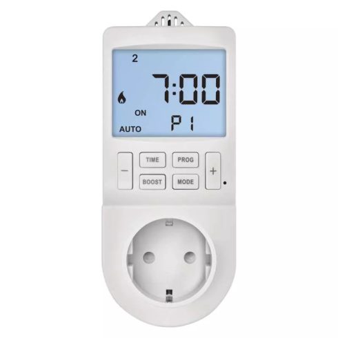 Digitális termosztát, dugaljjal, időzítő funkcióval                                                   P5660SH