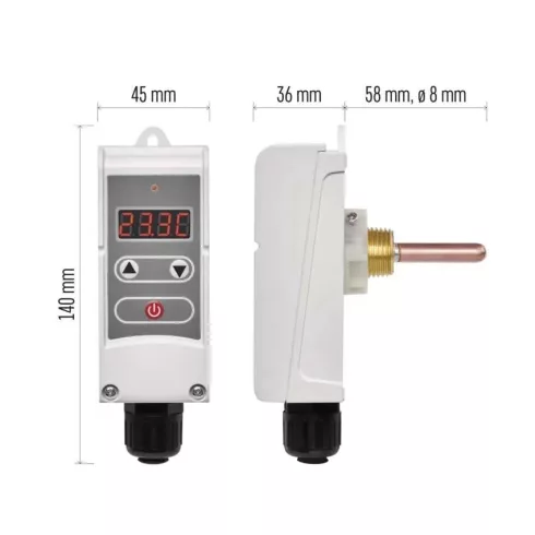 Merülőhüvelyes csőtermosztát P5686                                                                    P5686