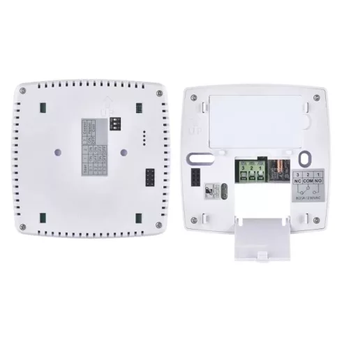 Programozható vezetékes OpenTherm szobatermosztát, 7-30°C, 0,2°C fokonként, 2xAA, fehér               P56A02