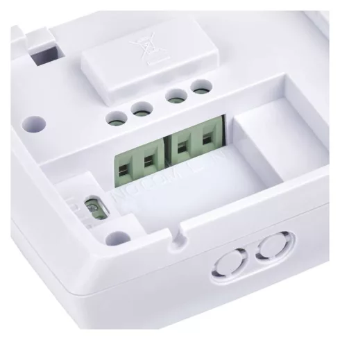 Programozható vezeték nélküli OpenTherm szobatermosztát, 7-30°C, 0,2°C fokonként, 100m táv, fehér     P56A11