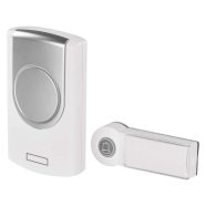   Vezeték nélküli csengő P5723, elemes, max. 100m, 75dB, 36 dallam, IP44, fehér                         P5723