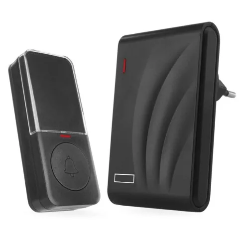 Vezeték nélküli csengő, 230 V AC, 150 m hatótáv, 10 dallam, 100 dB, 1x CR2032 (tartozék), IP56        P5727N