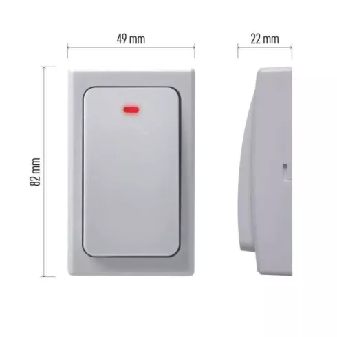 Tartalék kinetic csengő nyomógomb                                                                     P5729T