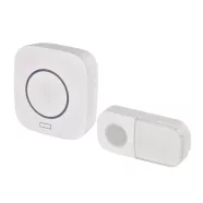   Vezeték nélküli csengő, 230 V AC, 150 m hatótáv, 90 dB, 36 dallam, fehér                              P5737