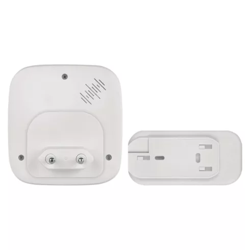 Vezeték nélküli csengő, 230 V AC, 150 m hatótáv, 90 dB, 36 dallam, fehér                              P5737