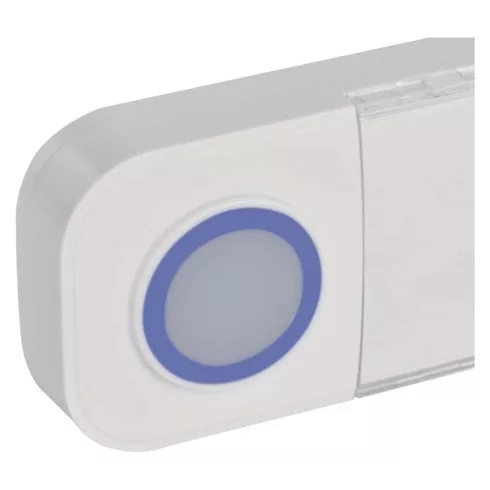 Vezeték nélküli csengő, 230 V AC, 150 m hatótáv, 90 dB, 36 dallam, fehér                              P5737