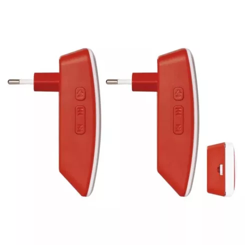 Vezeték nélküli kinetic csengő 150m 230V, 2 vevőegységgel                                             P5750.2R