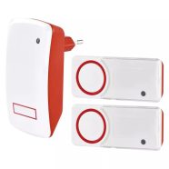   Vezeték nélküli kinetic csengő 150m 230V, 2 nyomógombbal                                              P5750.2T