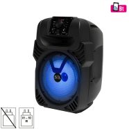   SAL party hangdoboz, 2-utas hangrendszer, bass-reflex mélysugárzó, Bluetooth, FM rádió, digitális ki  PAR20BTC