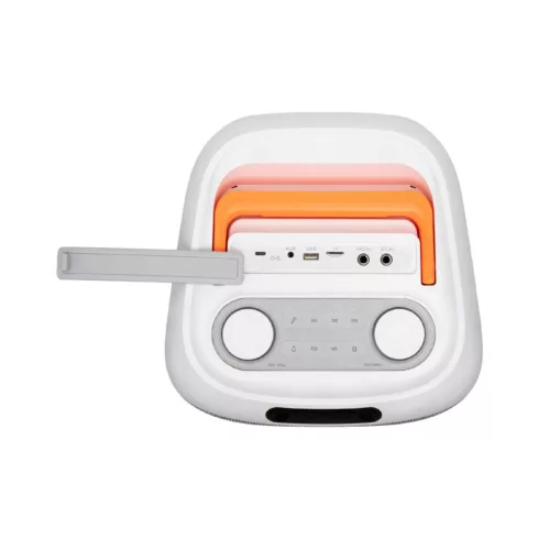 Party hangdoboz, 2x165mm, akku, 60W, 3 hangszóró, Bluetooth, MP3, LED fényeffekt, mikrofon, HSO       PAR216WH