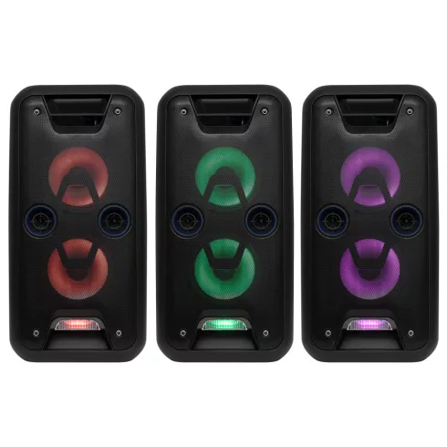 Party hangdoboz beépített akkumulátorral, LED, BT, HSO                                                PAR2200BT