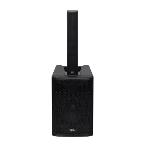 Oszlopsugárzó hangrendszer, professzionális, 20cm mélysugárzó, 4x2'' satellit hangszóró, állvány, Bl  PAS8W42S