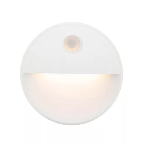 LED mozgásérzékelős lámpa, PIR (3m hatótáv), fényérzékelő, melegfehér, mágneses, elemes (3xAAA), HSO  PNL6