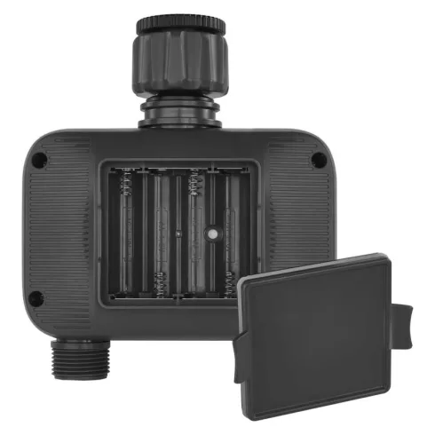 GoSmart öntözőóra, 2 kimenet, Bluetooth, 3/4''-1'', 35 l/perc, 0,5-8 bar, korlátlan ciklus, 4xAA, IP  PW56202