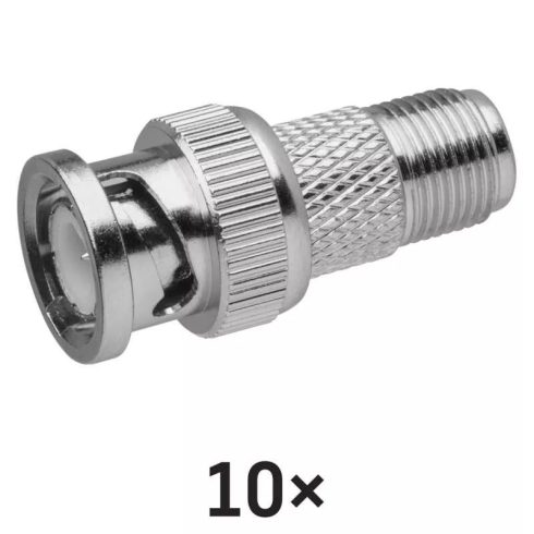 F-BNC átalakító/adapter 10db                                                                          R5553